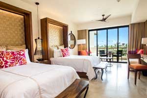 The Partial Ocean View Junior Suite at Secrets Akumal Riviera Maya